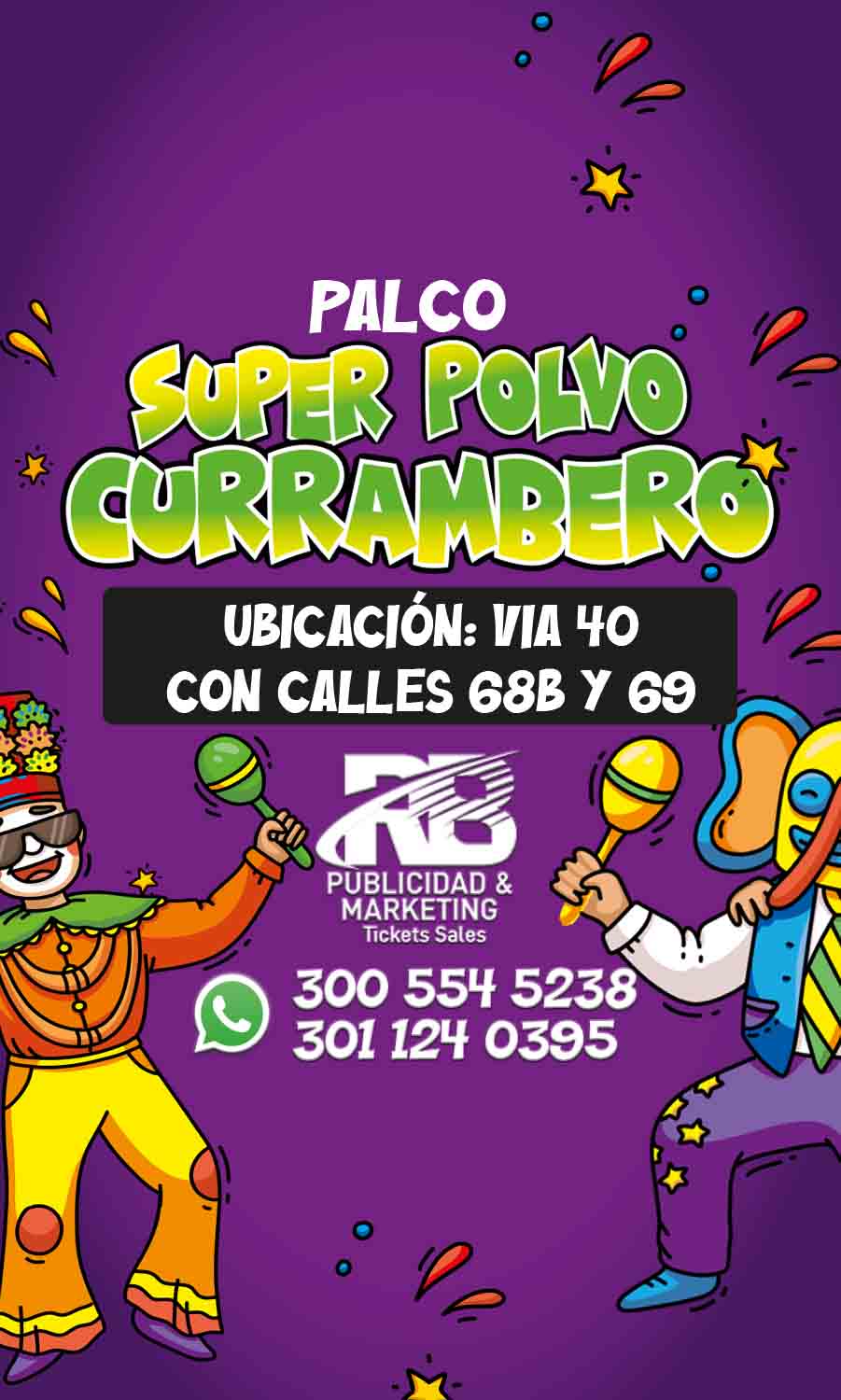 palcos superpolvo currambero